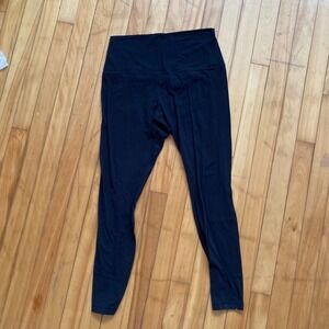 Lululemon Align High Rise Black Leggings Athleisure Workout Yoga Size M